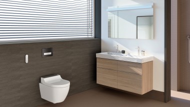 Geberit AquaClean Tuma är en allroundmodell som kan placeras i varje badrum