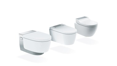 Shower toilet models Mera, Sela and Tuma in the overview